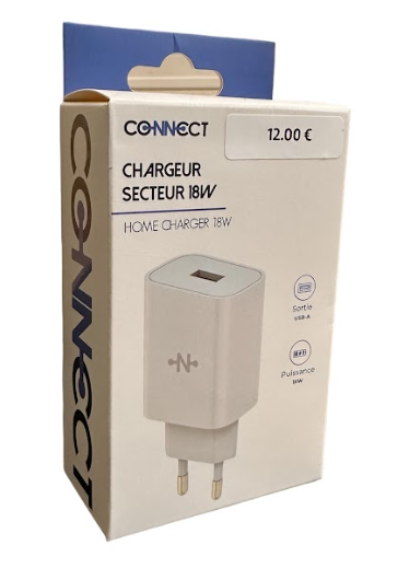 Chargeur Secteur CONNECT 18W
