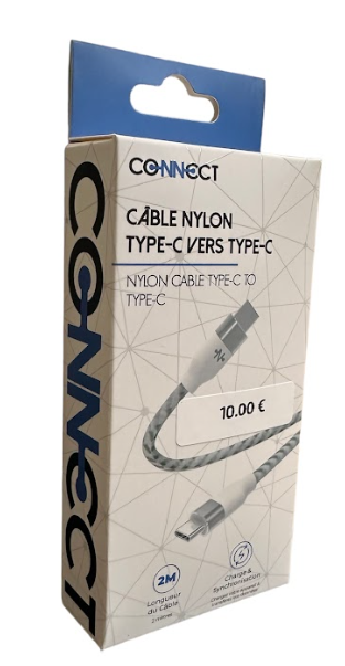 Câble CONNECT Type-C vers Type-C