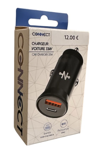 Chargeur Voiture CONNECT 33W