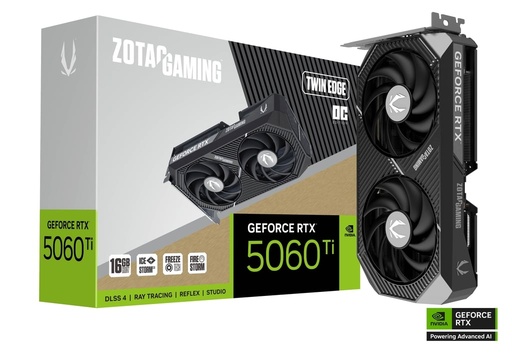 Carte Graphique Zotac Gaming GeForce RTX 5060 Ti Twin Edge OC 16Go