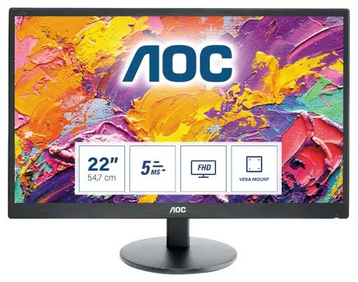 Moniteur E2270SWN AOC 22" FHD